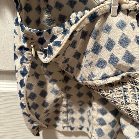 Madewell Shibori-Print V-Back Top-Size 00 - Picture 5 of 10